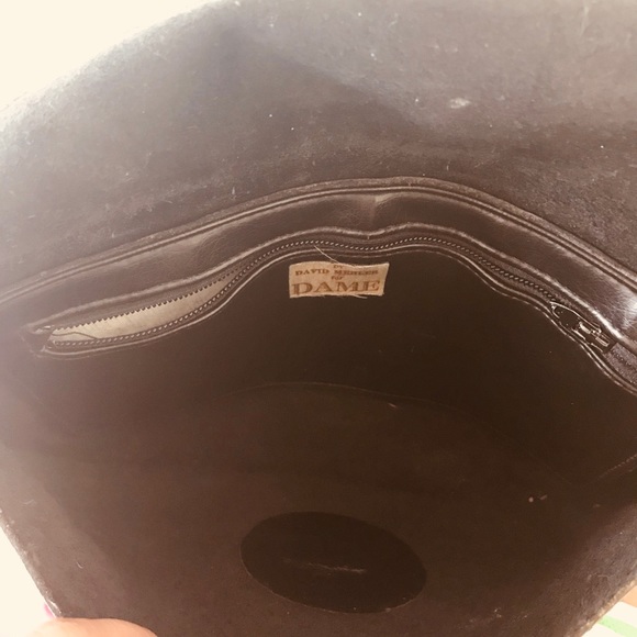 David mehler for Dame Black Leather Clutch - Picture 5 of 7